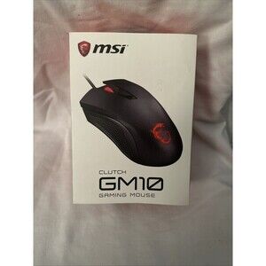 MSI Clutch GM10 2400DPI, 4 Speed DPISwitches, Optical Sensor, Ergonomic Design